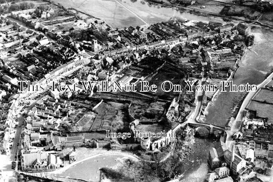 DU 695 - Barnard Castle From The Air, County Durham