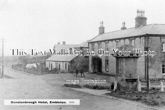 DU 698 - Dunstanburgh Hotel, Embleton, County Durham c1920