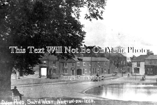 DU 739 - Duck Pond, South West, Norton On Tees, County Durham c1905