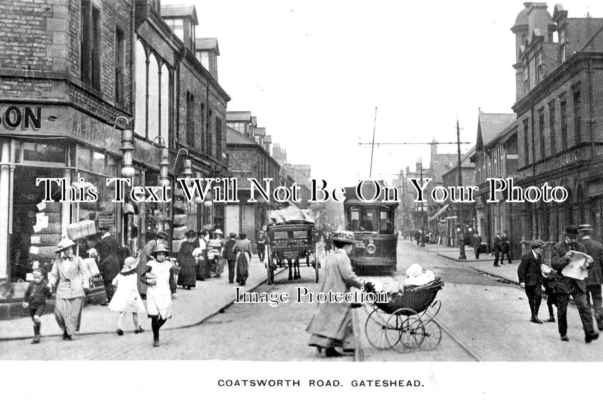 DU 743 - Coatsworth Road, Gateshead, County Durham c1916