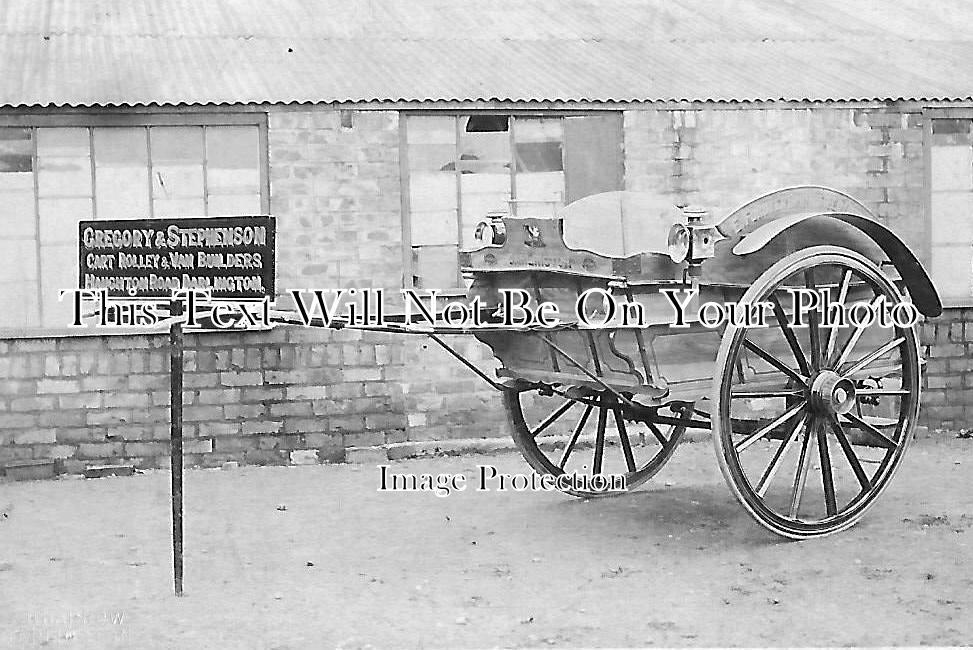 DU 764 - Gregory & Stephenson Cart Builders, Darlington, County Durham