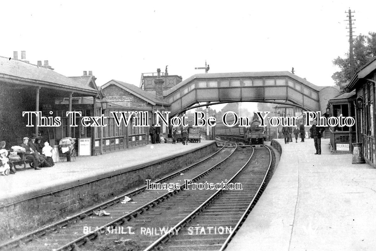 DU 768 - Blackhill Railway Station, County Durham c1906