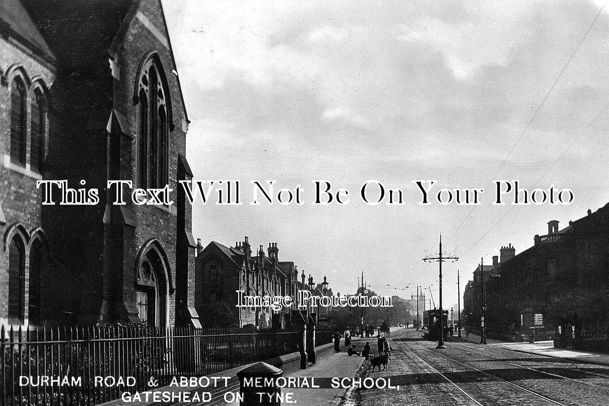 DU 77 - Durham Road & Abbott Memorial School, Gateshead-on-Tyne. Co. Durham