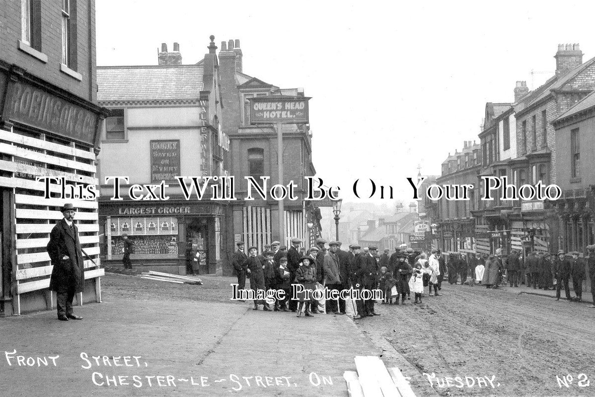 DU 783 - Front Street On Shrove Tuesday, Chester Le Street, County Durham