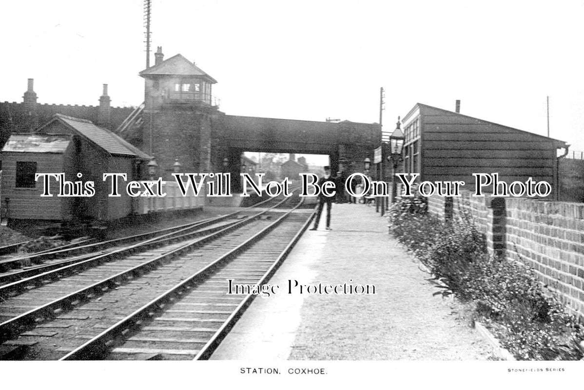 DU 786 - Coxhoe Railway Station, County Durham c1912