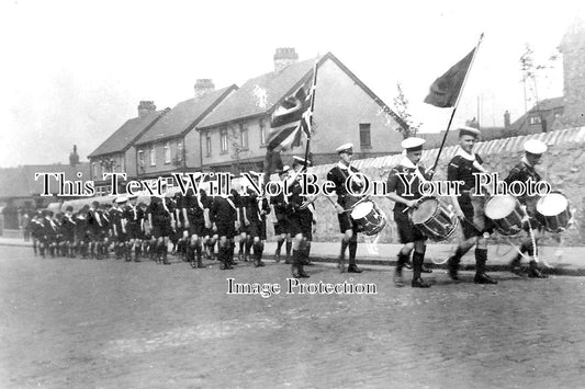 DU 798 - Naval Cadets Band, Procession, Sunderland, County Durham