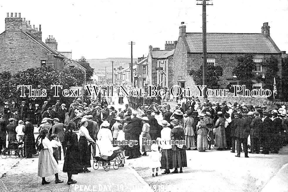 DU 812 - Peace Day, Castleside, Consett, County Durham 1919