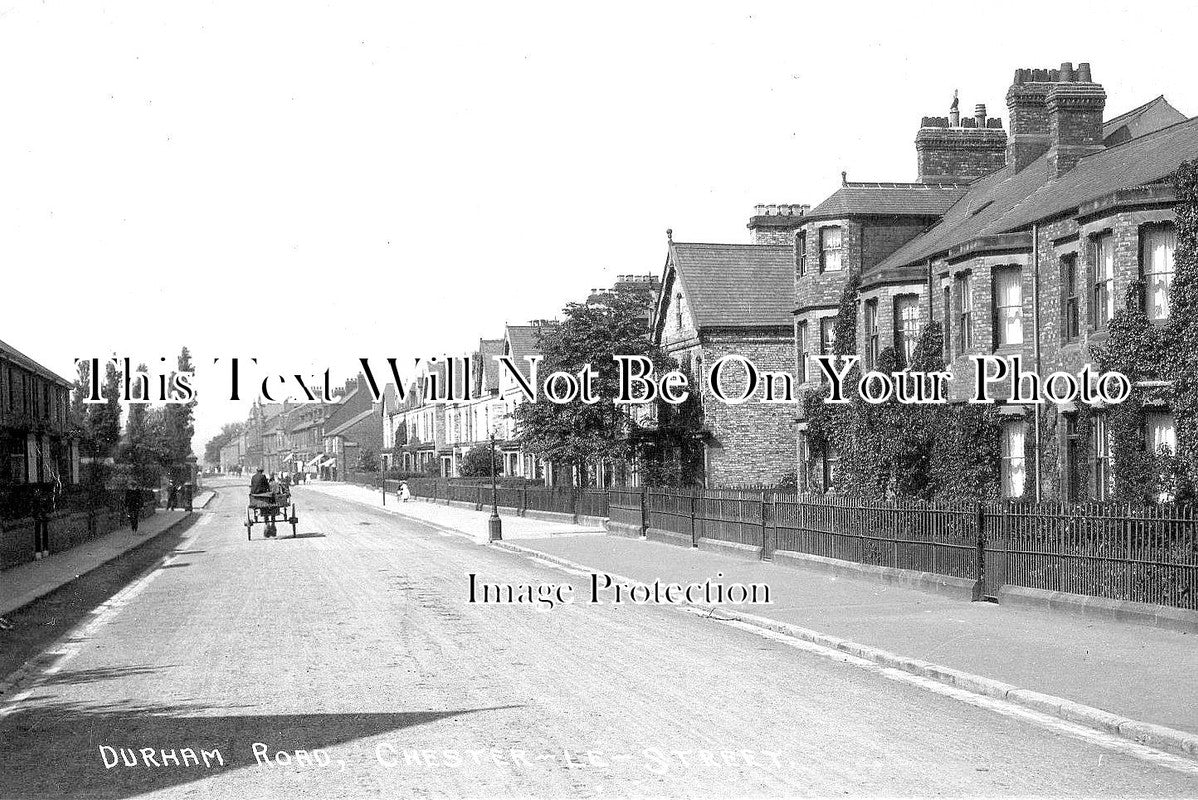 DU 866 - Durham Road, Chester Le Street, County Durham c1911