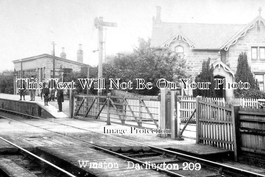 DU 912 - Winston Darlington Railway Station, County Durham c1906