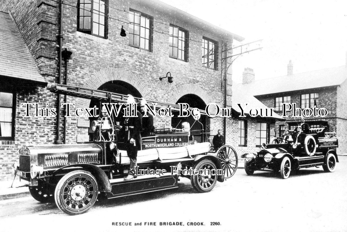 DU 958 - Rescue & Fire Brigade, Crook, Bishop Auckland, County Durham