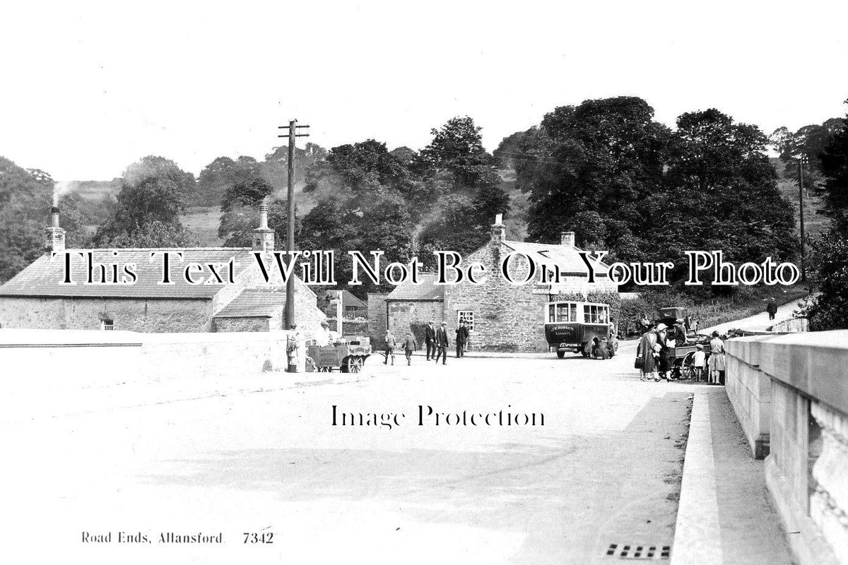 DU 963 - Road Ends, Allensford, Consett, County Durham c1928