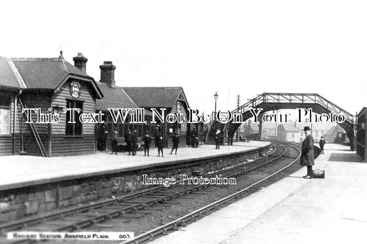 DU 973 - Annfield Plain Railway Station, Stanley, County Durham c1913