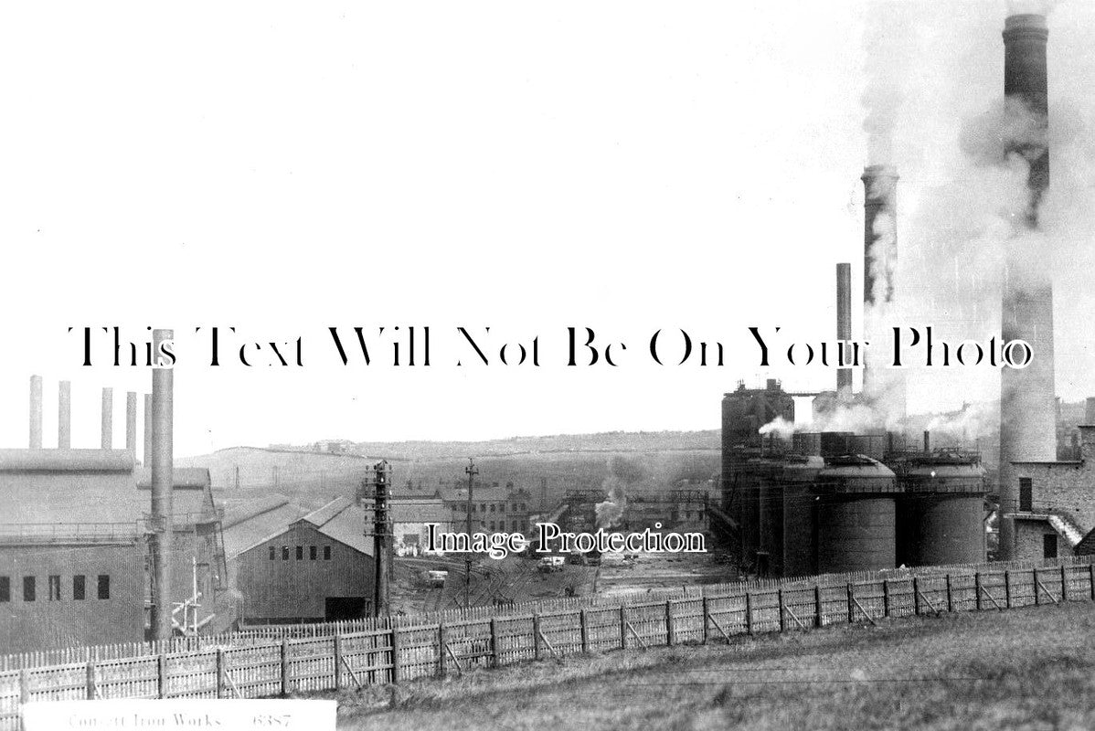 DU 989 - Blast Furnaces, Consett Iron Works, County Durham c1928