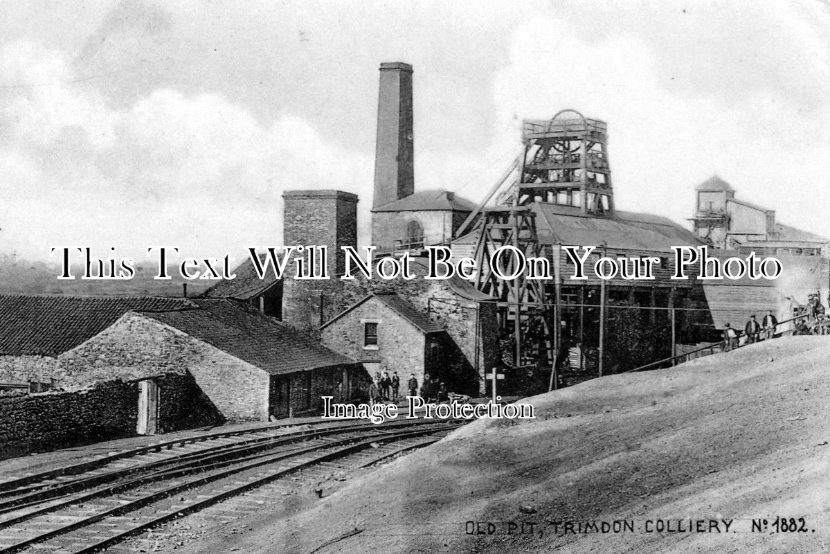 DU 99 - Old Pit, Trimdon Colliery, Durham c1915