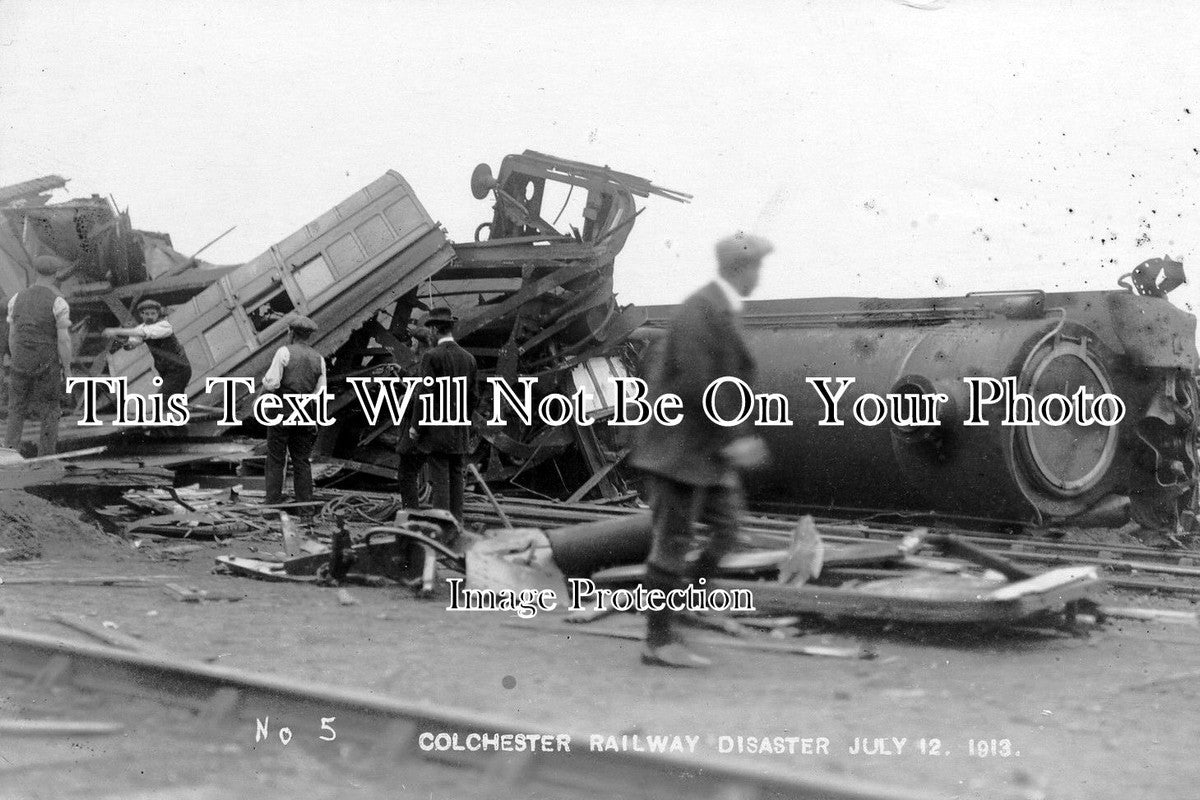 ES 1114 - Colchester Railway Disaster, Essex July 12 1913