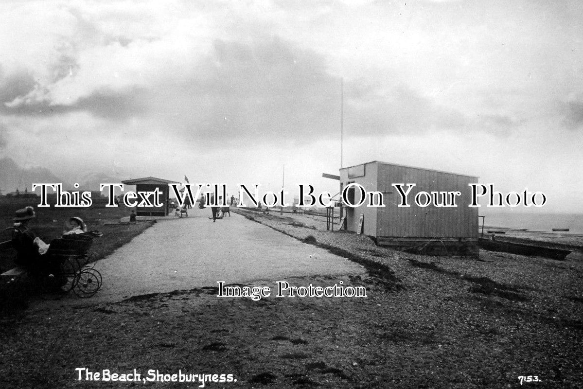 ES 1149 - The Beach, Shoeburyness, Essex c1911