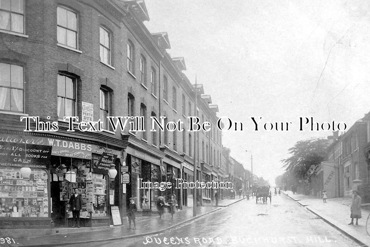 ES 1177 - Queens Road, Buckhurst Hill, Essex c1910