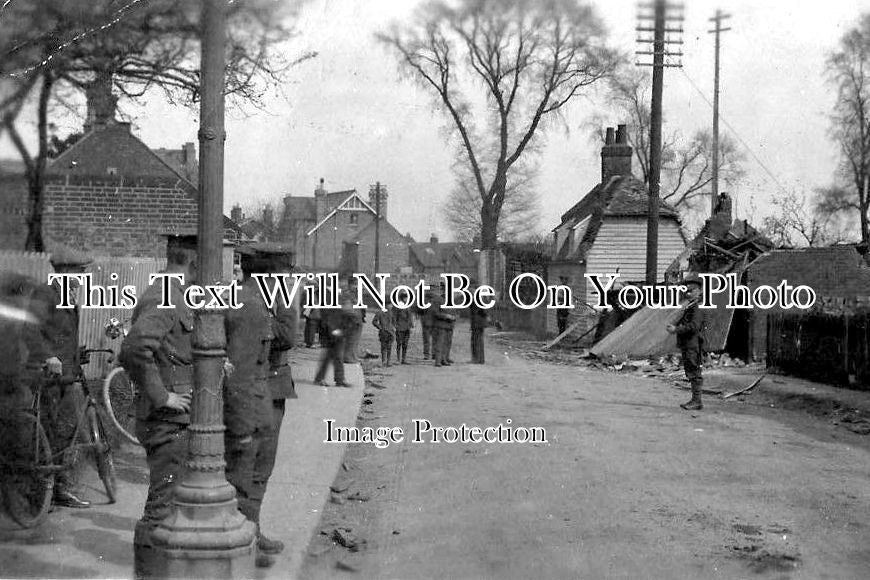 ES 1193 - Zeppelin Raid Bomb Damage, Maldon, Essex c1915