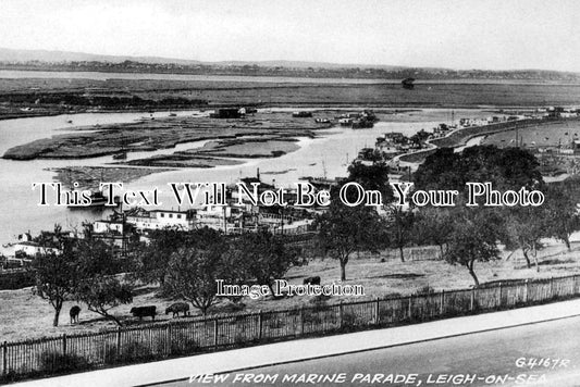 ES 1239 - View From Over Harbour From Marine Parade, Essex c1930