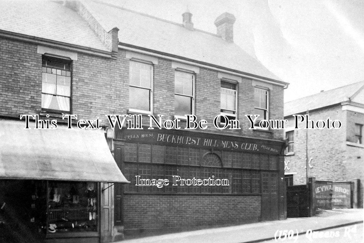 ES 1318 - Mens Club, Queens Road, Buckhurst Hill, Essex c1916