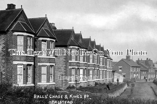 ES 1359 - Balls Chase & Kings Road, Halstead, Essex c1914