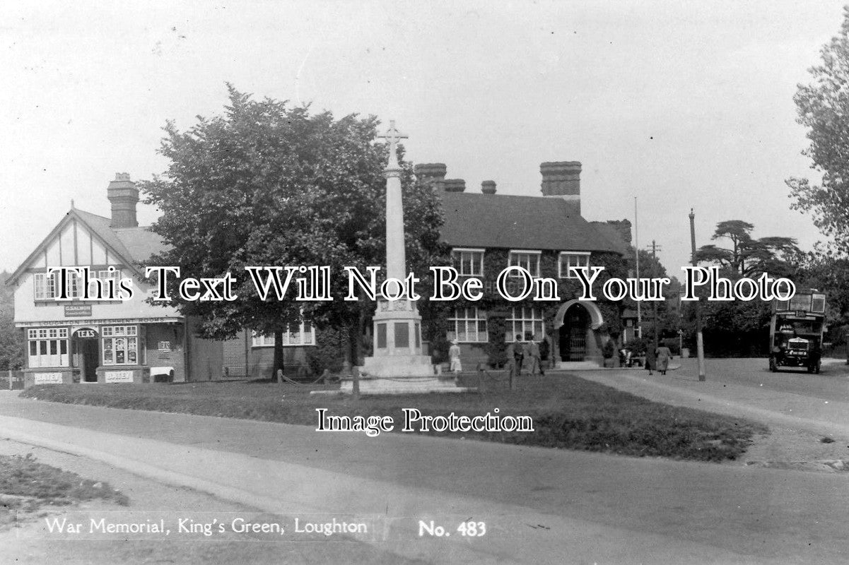 ES 1487 - War Memorial, Kings Green, Loughton, Essex c1915