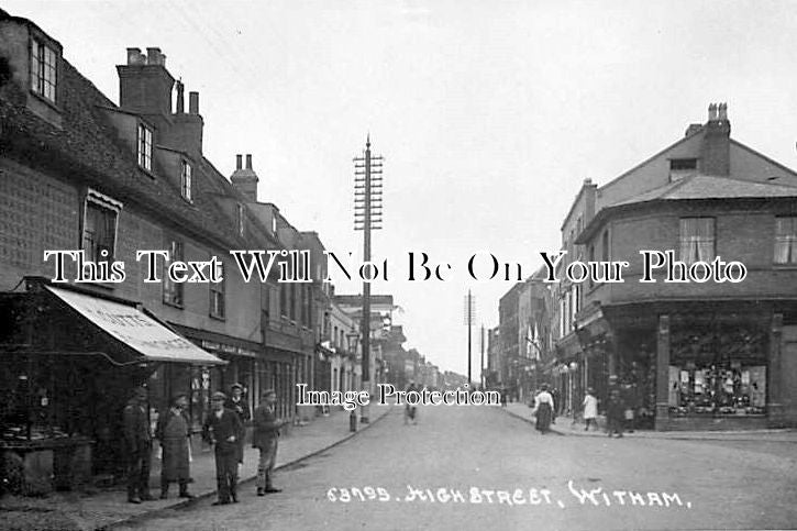 ES 1488 - High Street, Witham, Essex c1915