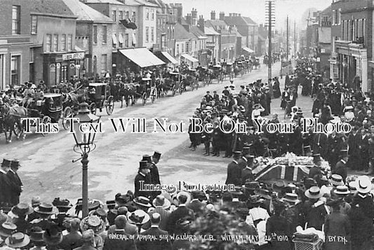 ES 1495 - Funeral Of Admiral Sir W G Luard, Witham, Essex 1910