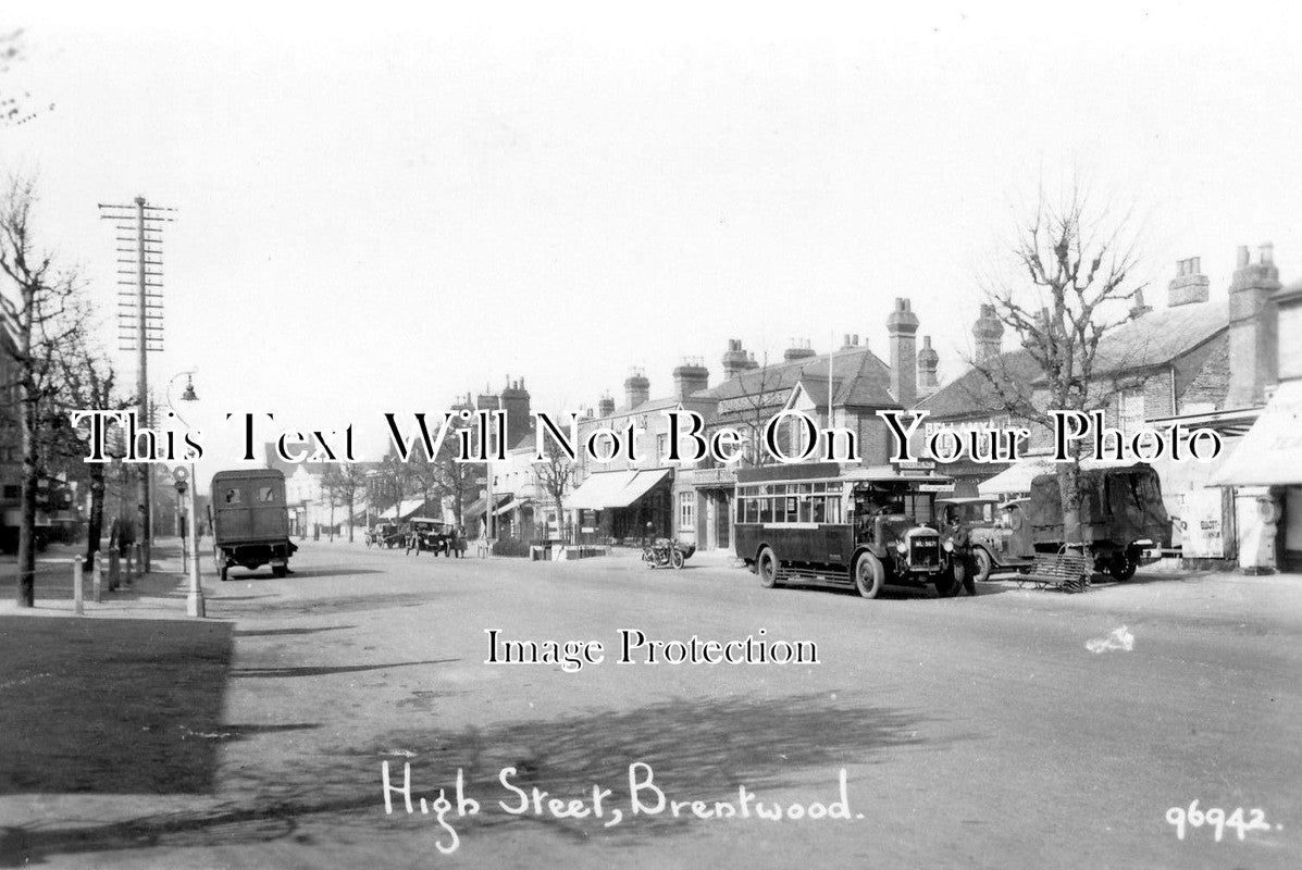 ES 1504 - High Street, Brentwood, Essex c1920