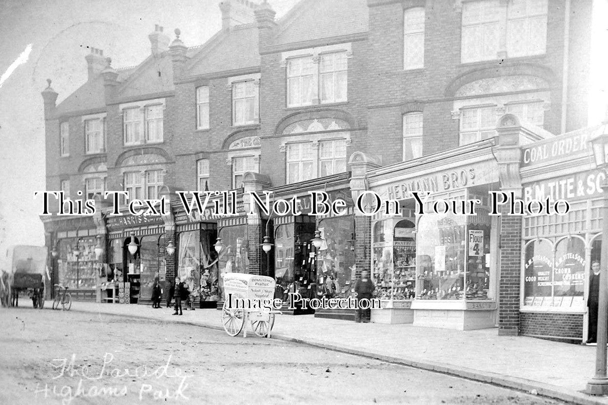 ES 1512 The Parade Highams Park Essex C1906 JB Archive es-1512-the-parade-highams-park-essex-c1906-jb-archive