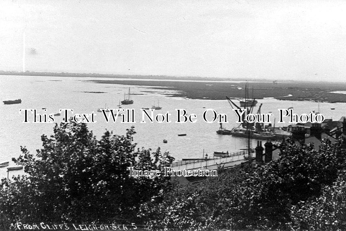 ES 1549 - View From Cliffs, Leigh On Sea, Southend, Essex