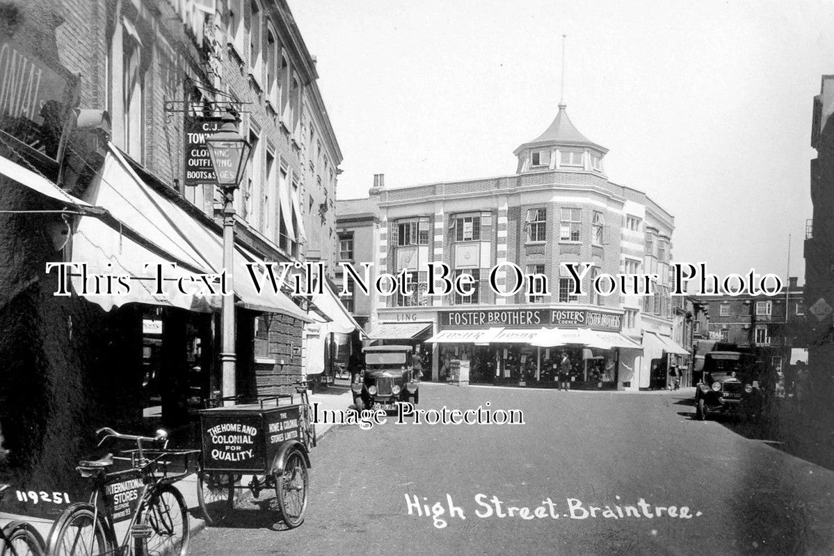 ES 1574 - High Street, Braintree, Essex c1933