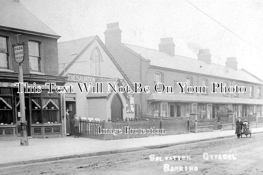 ES 1639 - Park Coffee Tavern & Salvation Army Citadel, Barking, Essex c1907