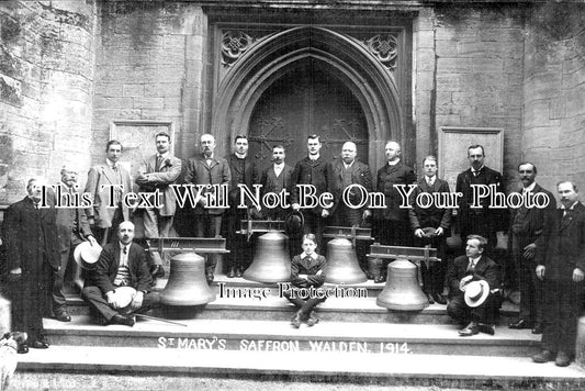 ES 1683 - St Marys Church Bells, Saffron Walden, Essex 1914