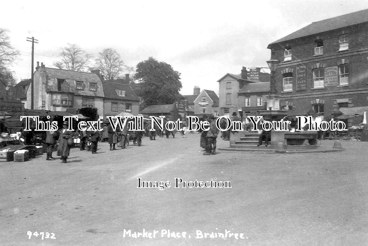 ES 1691 - The Nags Head Pub, Market Place, Braintree, Essex c1929