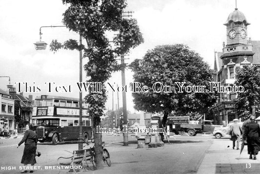 ES 1705 - High Street, Brentwood, Essex c1939