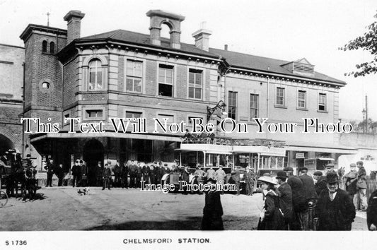 ES 1722 - Chelmsford Railway Station, Essex c1918