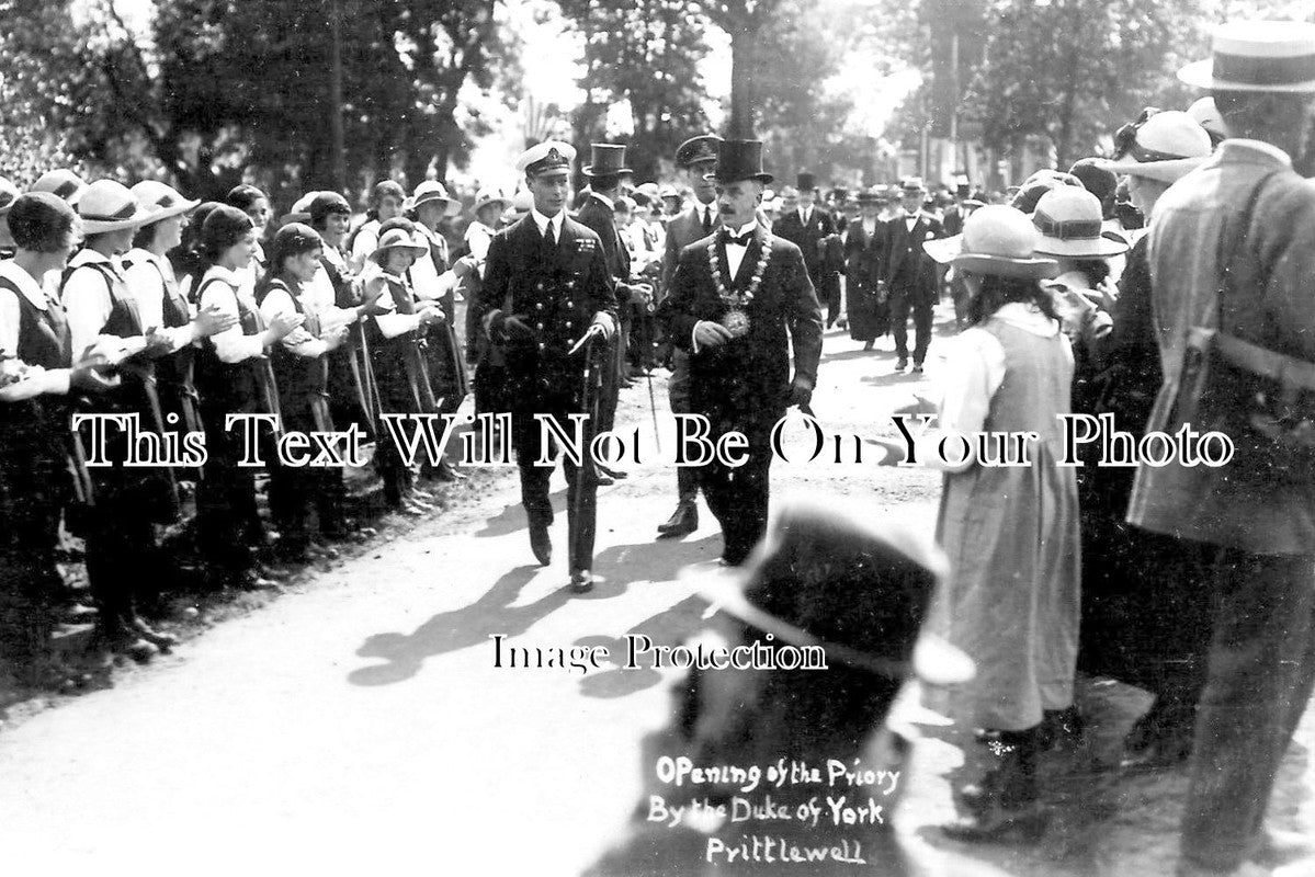 ES 1727 - HRH Duke Of York, George VI Opening Prittlewell Priory, Southend, Essex