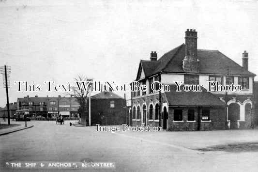 ES 1728 - The Ship & Anchir Pub, Becontree, Essex c1936