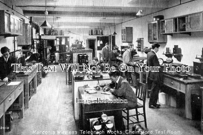 ES 173 - Test Room, Marconi's Wireless Telegraph Works, Chelmsford, Essex