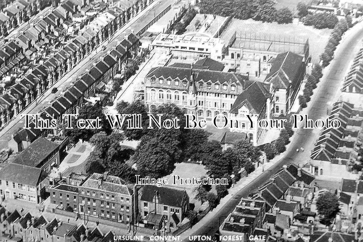 ES 1743 - Aerial View Of Ursuline Convent, Upton, Forest Gate, Essex