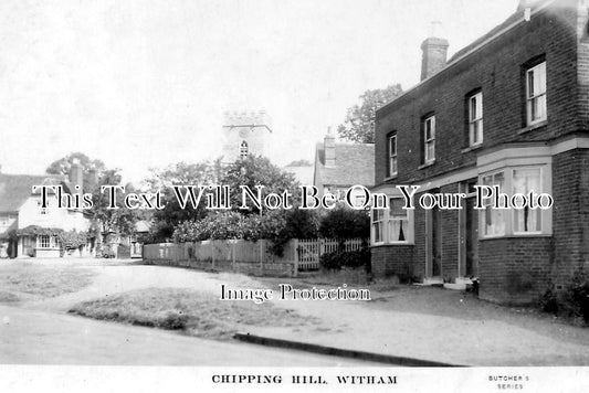 ES 1808 - CHIPPING HILL WITHAM. POSTALLY USED 1924