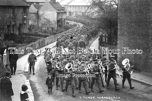 ES 1823 - Military Parade, Hornchurch, Essex c1914