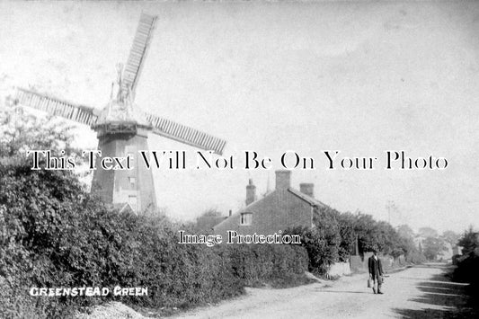 ES 185 - Greenstead Green, Halstead Windmill, Essex c1905