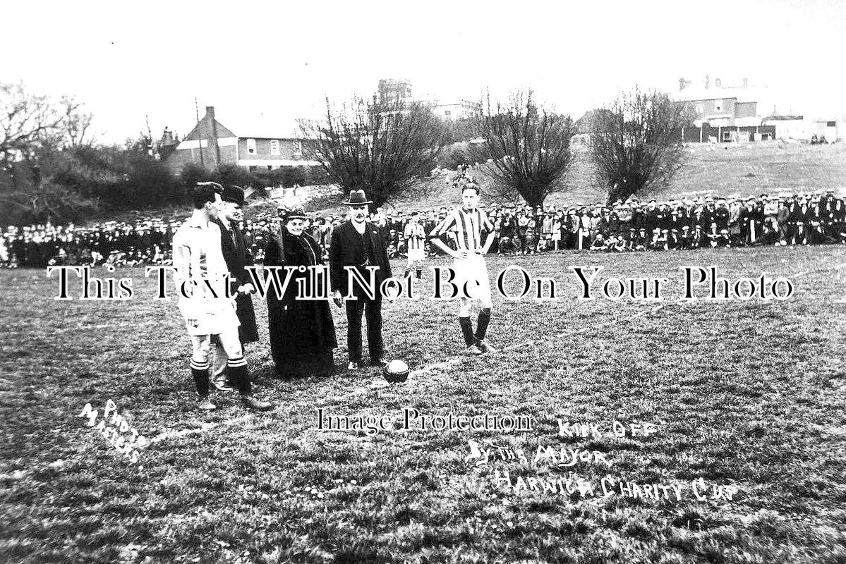 ES 1860 - Harwich Charity Cup, Kick Of By The Mayor, Essex 1913-14