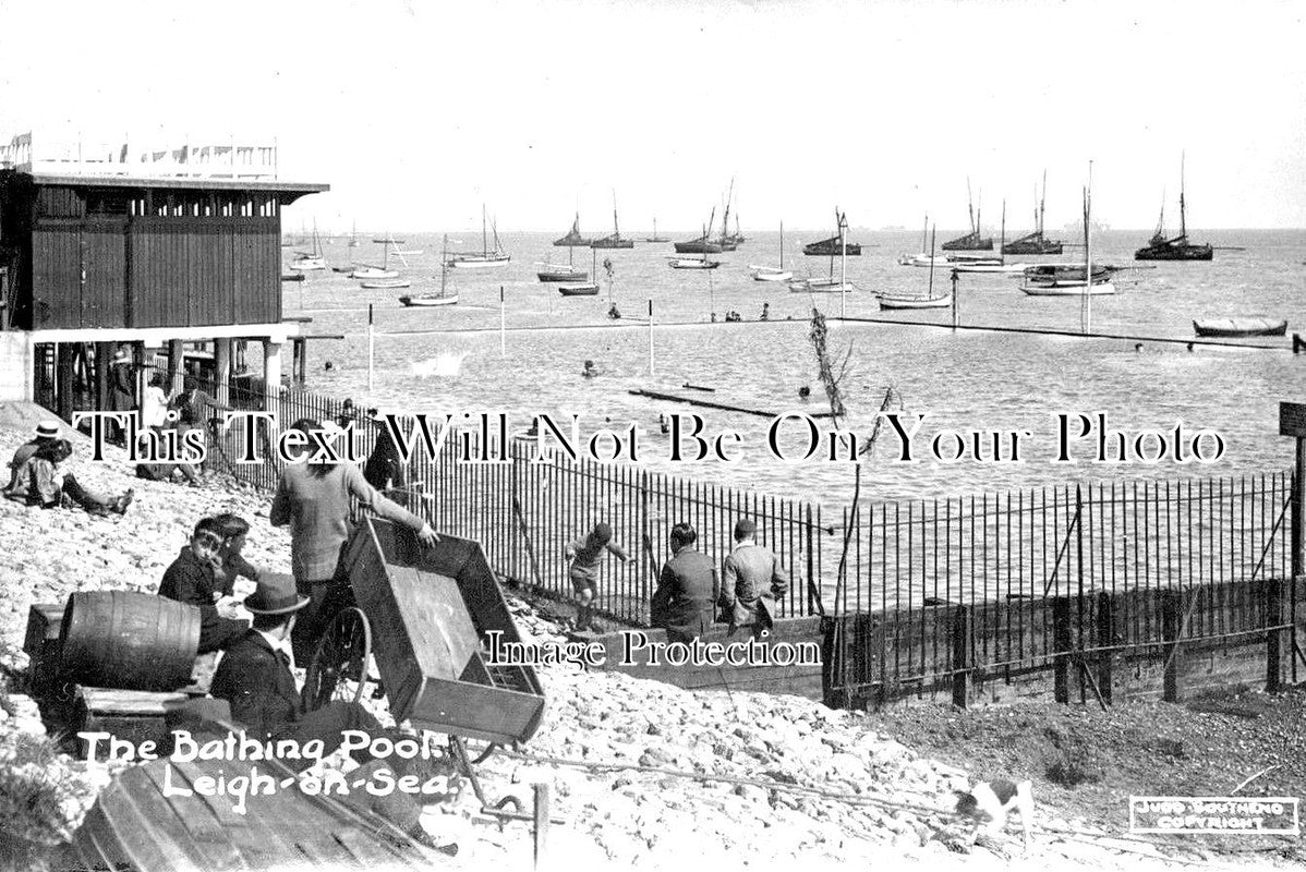 ES 1886 - The Bathing Pool, Leigh On Sea, Essex