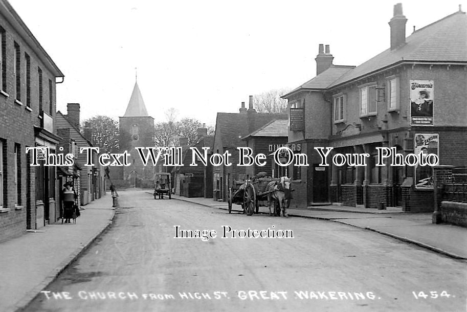 ES 1900 - The Church From High Street, Great Wakering, Essex