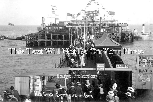 ES 1902 - Pier Head, Southend On Sea Special Visit, Essex c1914