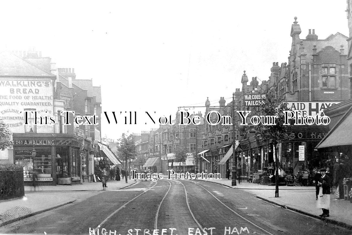 ES 1909 - High Street, East Ham, Essex