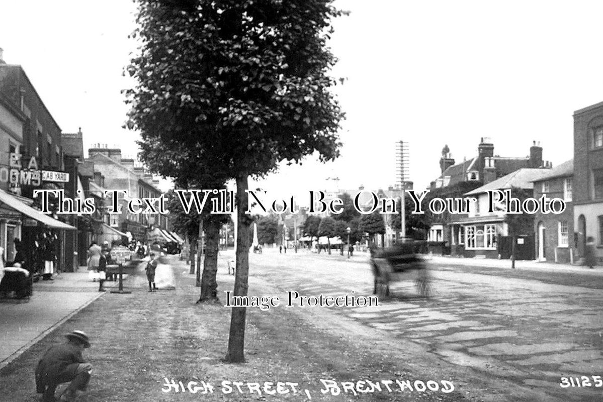 ES 1910 - High Street, Brentwood, Essex c1918